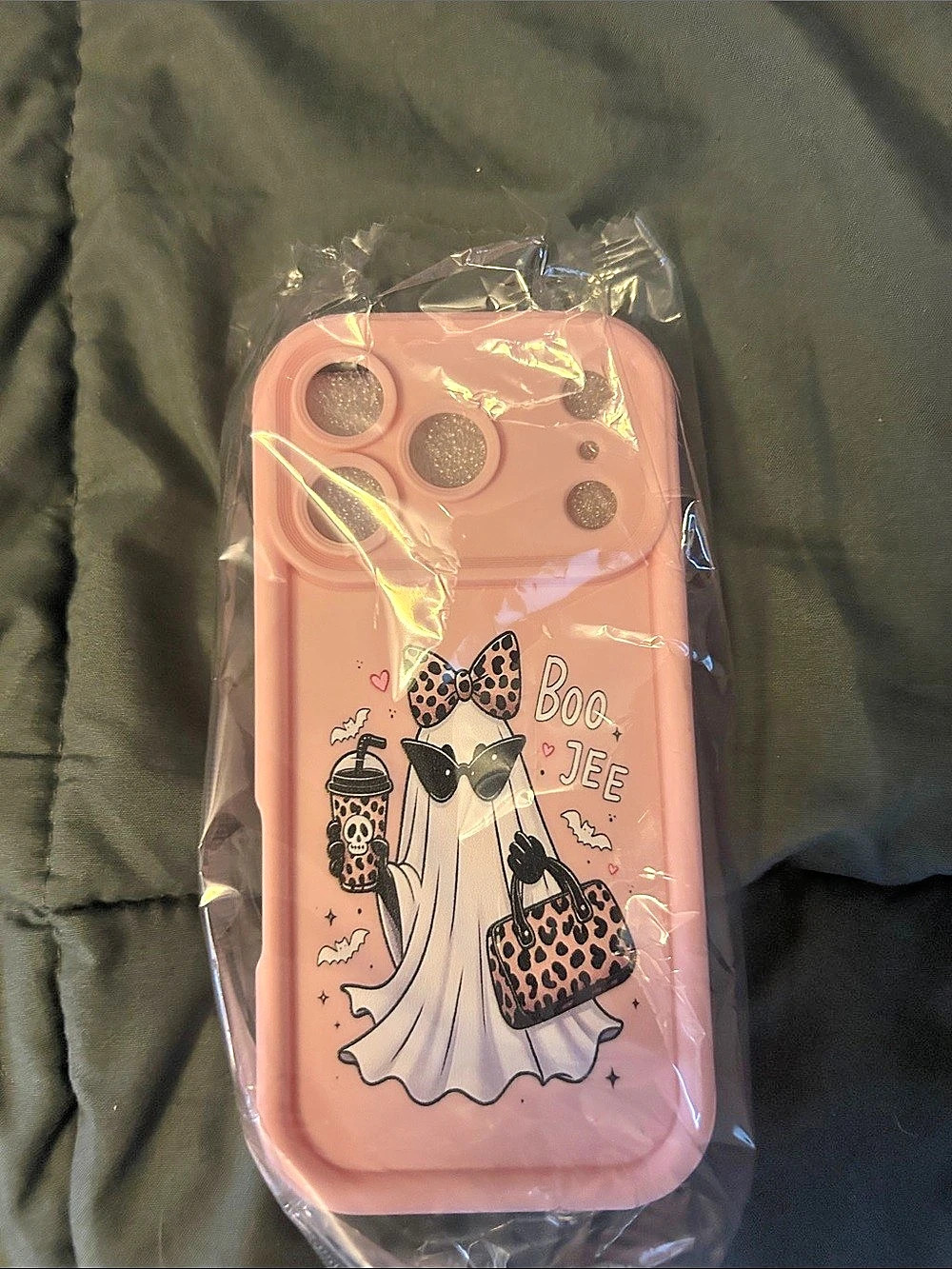 Pink Printed Phone Case